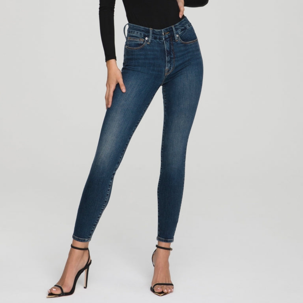Good American Deep V Jeans Size 24